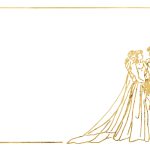 B14071 Bride & Groom Gold
